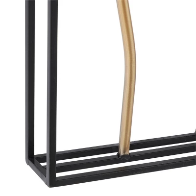 Metal Tree Branch Wall Decor With Black Frame Set Of 2 Gold - Olivia & May - Image 5