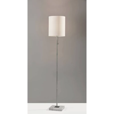 62" Fiona Floor Lamp Steel - Adesso