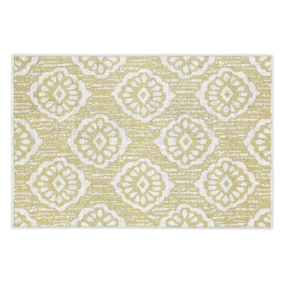 Sussexhome Flower Collection Cotton Heavy Duty Low Pile Area Rug , 2' X 3' - Image 7