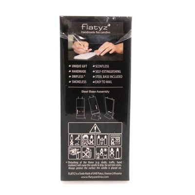 Christmas 5.75" Christmas Village Candle Snowy Hand Painted Flatyz Candles - Flame Candles