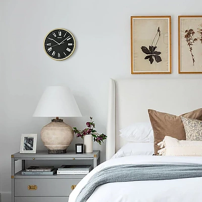 Seiko 12" Sano Wall Clock - Gold - Image 4