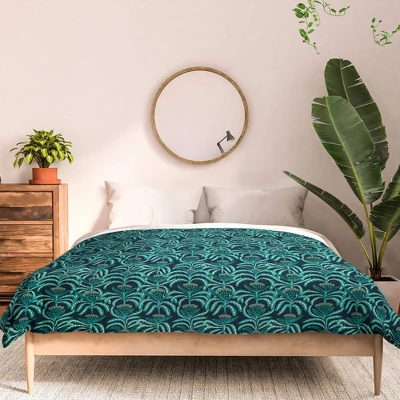 Holli Zollinger Maisey Teal Comforter Set - Deny Designs - Image 2