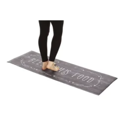 55" X 19" Bless This Food Kitchen Runner Rug - J&V Textiles
