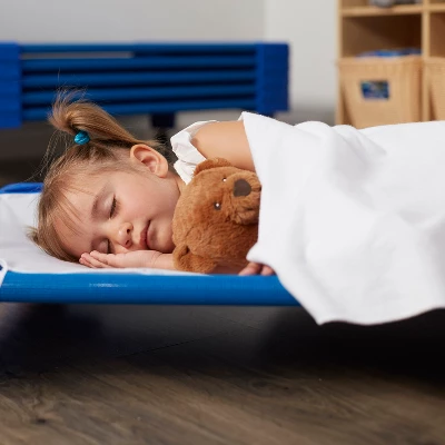 ECR4Kids Blanket, Rest Time Accessories, White, 12-Pack - Image 3