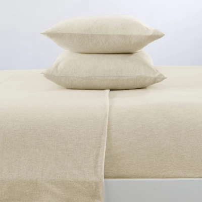 Great Bay Home Cotton T-Shirt Jersey Knit Flannel Sheet Set - Image 2