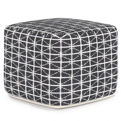 Tatum Square Pouf - WyndenHall - Image 8