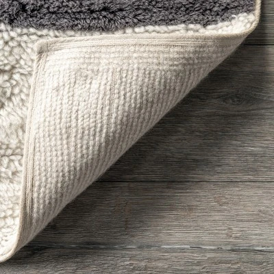 Lauren Liess X RugsUSA - Striped Wool Machine Washable Area Rug - Image 7