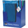 Charles Leonard Inc 2 Pocket Pencil Pouch 24/CT Assorted 76350ST