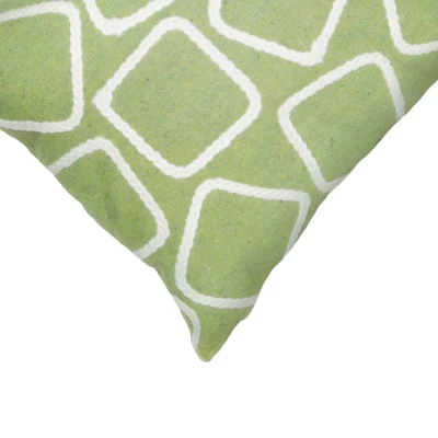 Oversize Shapes Pattern Indoor/Outdoor Throw Pillow - Liora Manne - Image 3