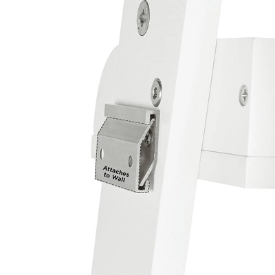 Amery Collection Corner Ladder Wall Shelf White - RiverRidge Home - Image 6