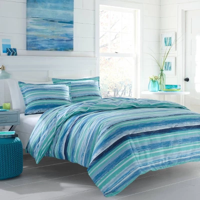 Aqua Alex Duvet Cover Set - Poppy & Fritz® - Image 3