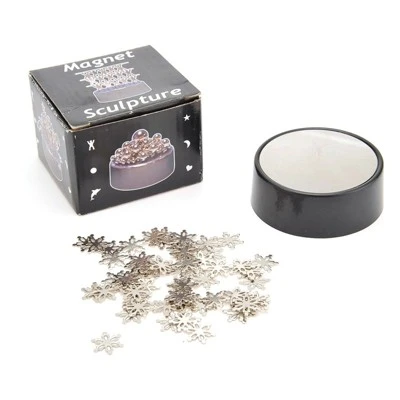 Insten Magnetic Snowflakes Desktop Sculpture, Desk Toy & Decoration For Teens And Adults
