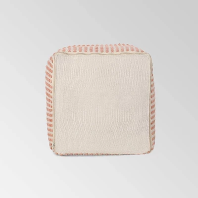 Saffron Boho Pouf Orange - Christopher Knight Home - Image 4