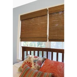 Radiance Cape Cod 41-in Cordless Maple Roman Shade