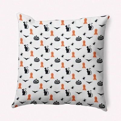 16"x16" Halloween Critters Square Throw Pillow - E By Design - Image 9