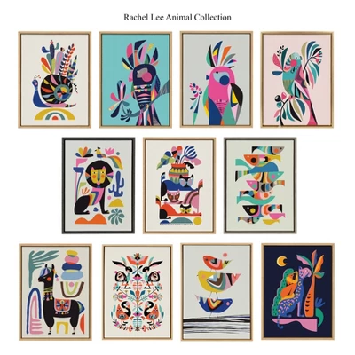 18" X 24" Sylvie Snail Framed Canvas Wall Art By Rachel Lee Gray - Kate And Laurel - Image 4