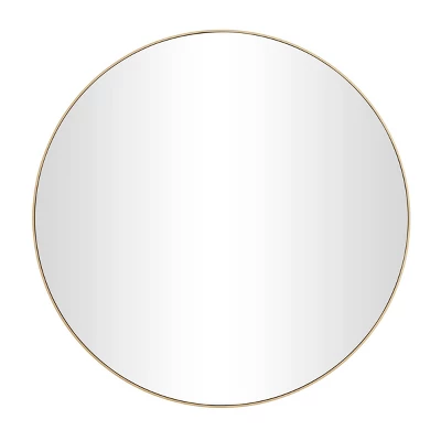 Contemporary Wood Round Wall Mirror - Olivia & May - Image 17