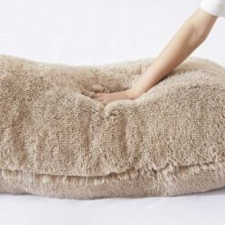 Faux Fur Body Pillow 20x54 With Removable Cover By Sweet Home Collection