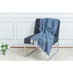 EY Essentials Blythe Storm 50" X 70" Throw Blanket