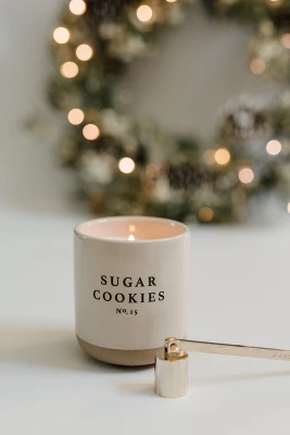 Sweet Water Decor Sugar Cookies 12oz Cream Stoneware Candle - Image 3