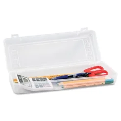 Innovative Storage Designs Stretch Art Box Polypropylene Snap Shut Clear 67033